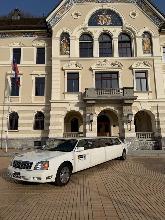 Cadillac Stretchlimousine in Vaduz